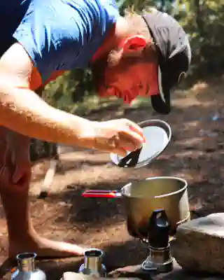 Georg ist am kochen