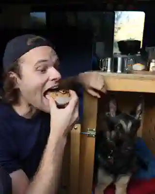 Georg and a Pastel de Nata