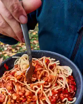 Spagetti Bolognese in einer Schüssel