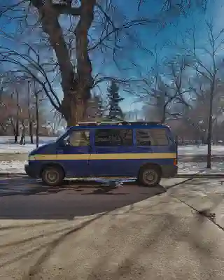 Parkplatz der Quest vor dem Konsulat in Winnipeg.