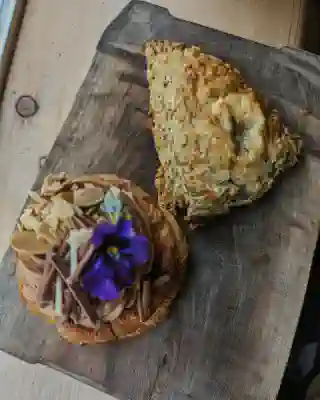 Delicious Cruffin and cheese corner from Barkley Cafe.