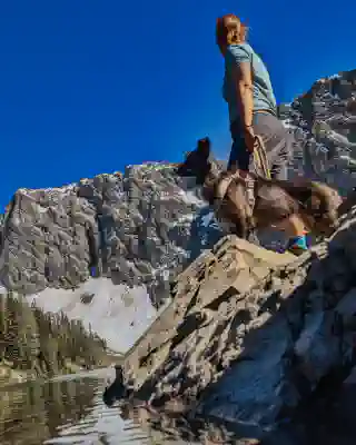 Hike to Blue Lake in North Cascades National Park.