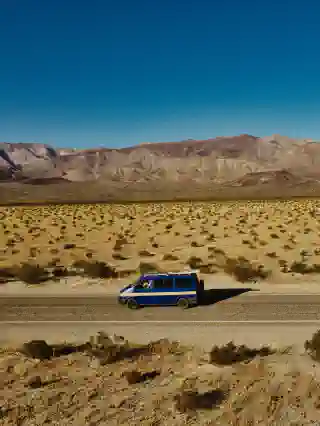 The Quest in the vastness of Death Valley.